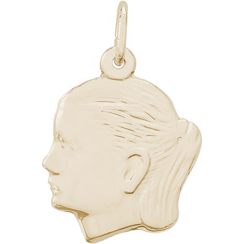 Girl Charm Gold Plated - 10-0514