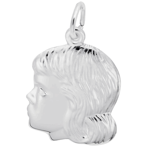 Girl Charm Silver - 10-0512