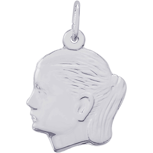 Girl Charm Silver - 10-0514