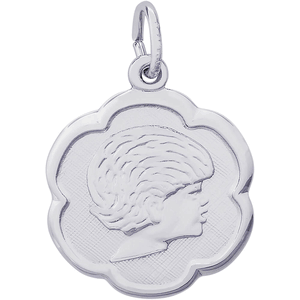 Girl Charm Silver - 10-0944