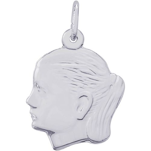 Girl Charm Silver - 10-0514