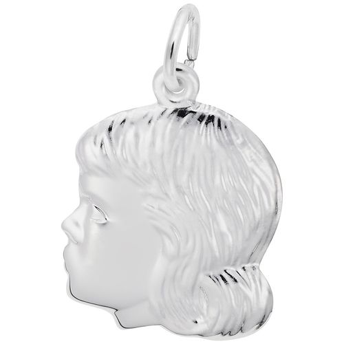 Girl Charm Silver - 10-0512