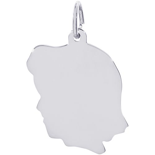 Girl Charm White Gold - 10-1832