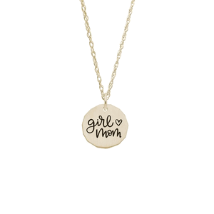 Rembrandt Girl Mom Necklace Set Necklace - Gold Plated - 29-1969-87-GP