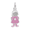 Rembrandt Girl W/dress & Flower - Pink Charm - 14K White Gold - 10-8424-1-14KW