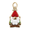 Rembrandt Gnome - Painted Charm - Gold Plated - 10-1109-1-GP