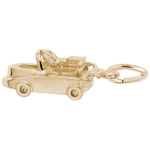 Go Cart Charm Gold Plated - 10-8155
