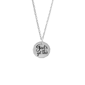 Rembrandt God's Got This Necklace Set Necklace - Silver - 29-1951-87-SS