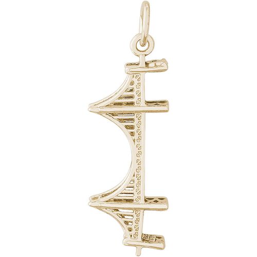 Golden Gate Bridge Charm Gold Plated - 10-8255