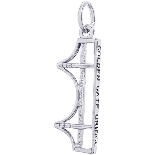 Golden Gate Bridge Charm Silver - 10-3589