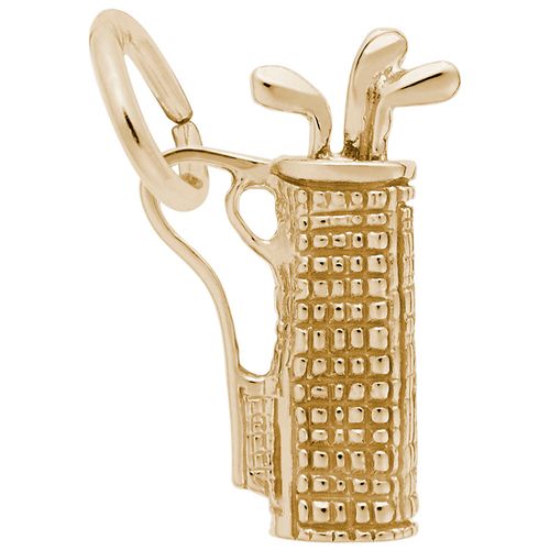 Golf Bag Charm 10K Gold - 10-0232