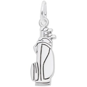 Golf Bag Charm Silver - 10-2784