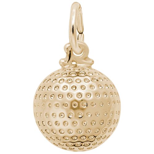Golf Ball Charm 14K Gold - 10-8148