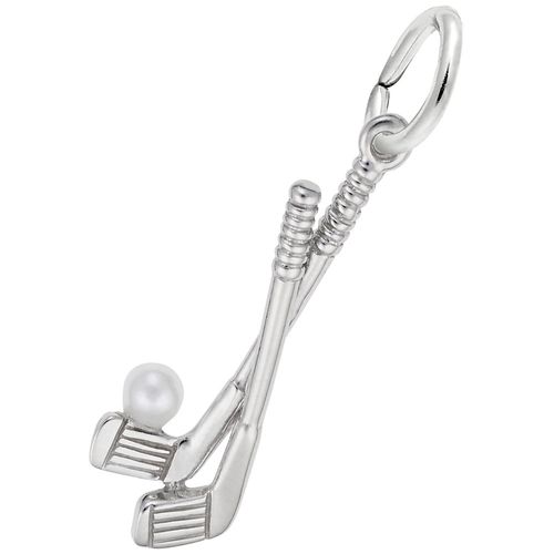 Golf Clubs Charm Silver - 10-4650