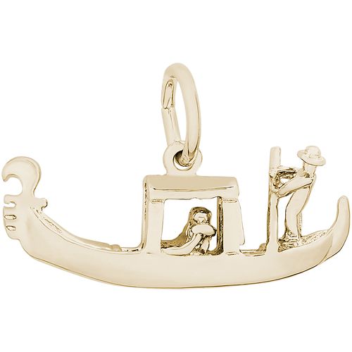 Gondola Charm Gold Plated - 10-0699-gp