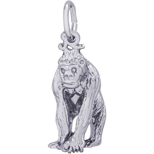 Gorilla Charm Silver - 10-2277