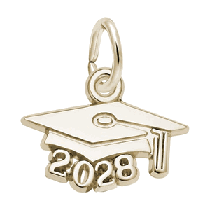 Rembrandt Grad Cap 2028 Charm Gold Plated - 10-6758-0-gp