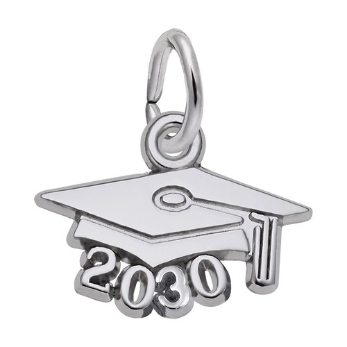 Rembrandt Grad Cap 2030 Charm Sterling Silver - 10-6760-0-ss
