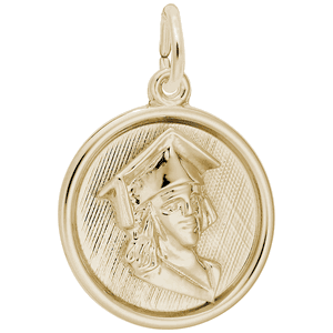 Graduation Charm Gold Plated - 10-1215