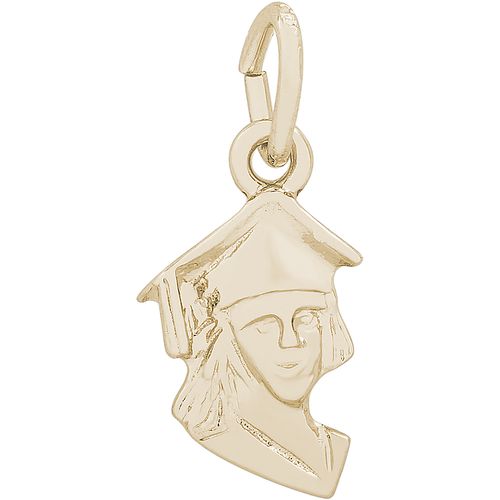Graduation Charm Gold Plated - 10-5340