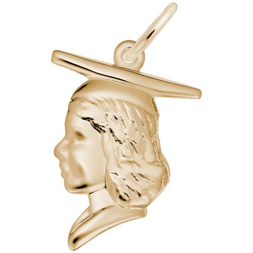 Graduation Charm Gold Plated - 10-0178