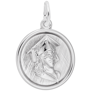 Graduation Charm Silver - 10-1215