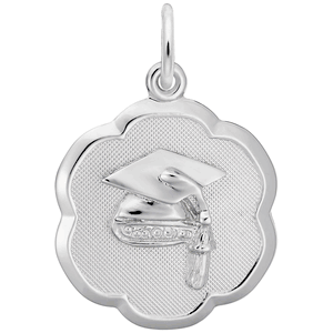 Graduation Charm Silver - 10-2033