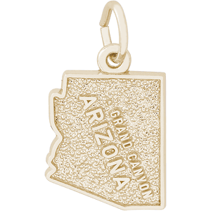 Grand Canyon Arizona Charm Gold Plated - 10-4456