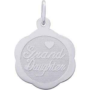 Granddaughter Charm Silver - 10-6499