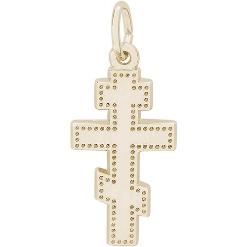 Greek Cross Charm 10K Gold - 10-3280
