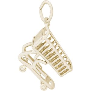 Grocery Cart Charm Gold Plated - 10-2989
