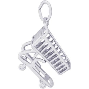 Grocery Cart Charm Silver - 10-2989