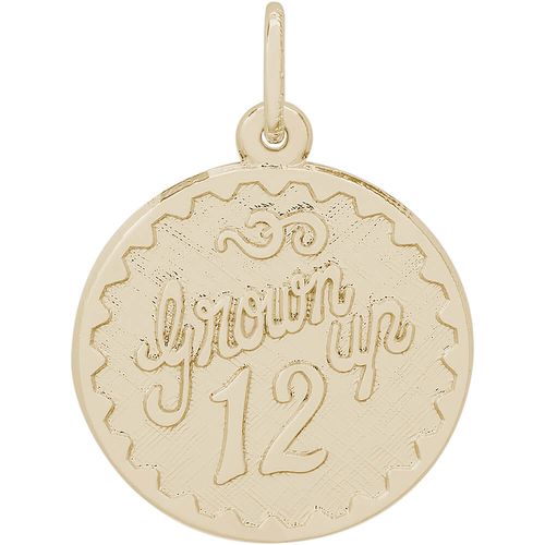 Grown Up 12 Charm Gold Plated - 10-4252