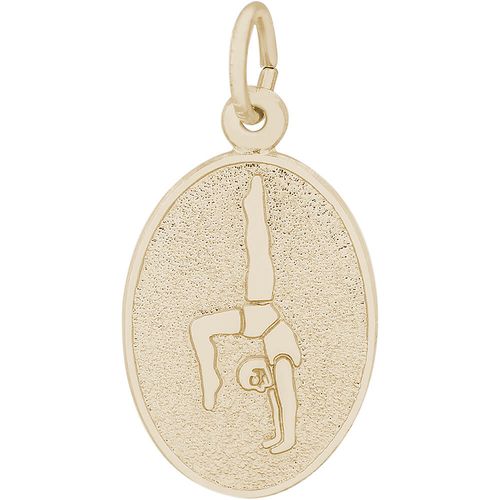 Gymnast Charm Gold Plated - 10-6558