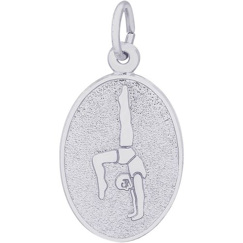 Gymnast Charm White Gold - 10-6558