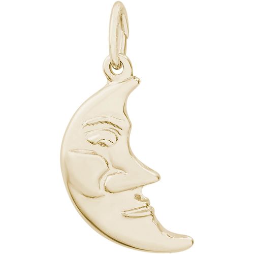 Half Moon Charm 10K Gold - 10-6476