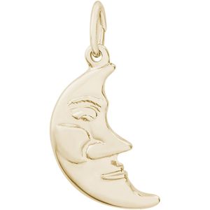 Half Moon Charm 10K Gold - 10-6476