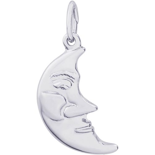 Half Moon Charm Silver - 10-6476