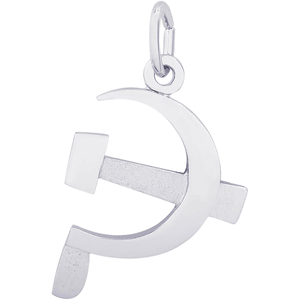 Hammer & Sickle Charm Silver - 10-2482