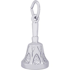 Hand Bell Charm White Gold - 10-2353