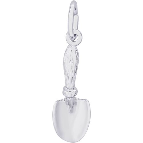Hand Shovel Charm White Gold - 10-2050