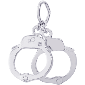 Handcuffs Charm Silver - 10-1646