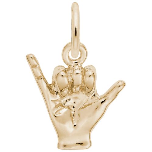 Hang Loose Charm Gold Plated - 10-3503