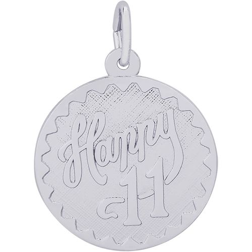 Happy 11 Charm Silver - 10-4251