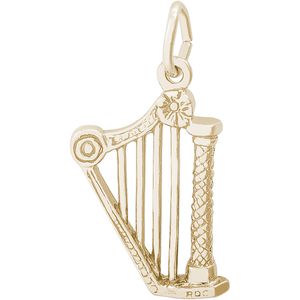 Harp Charm 10K Gold - 10-0675