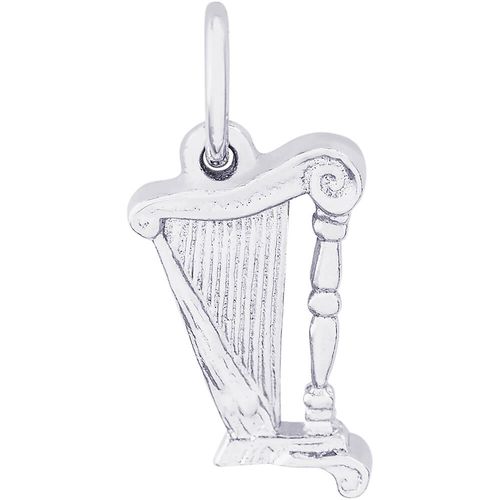 Harp Charm White Gold - 10-1682