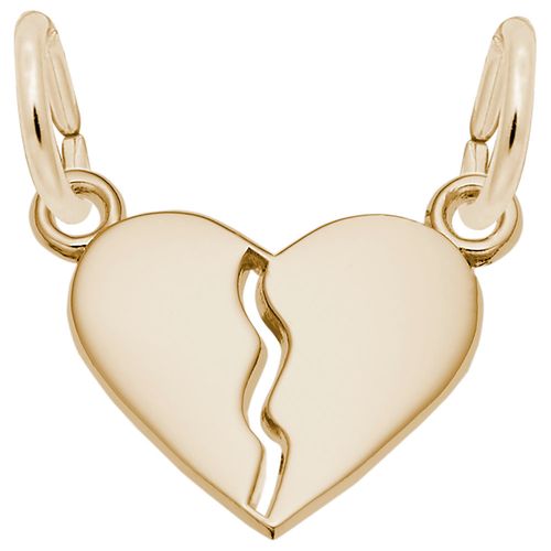 Heart Charm Gold Plated - 10-7730