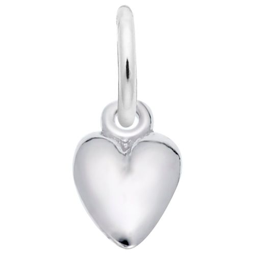 Heart Charm White Gold - 10-5480