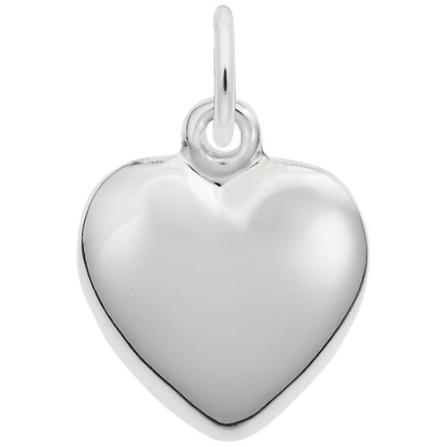 Heart Charm White Gold - 10-6049