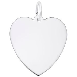 Heart Charm White Gold - 10-4769